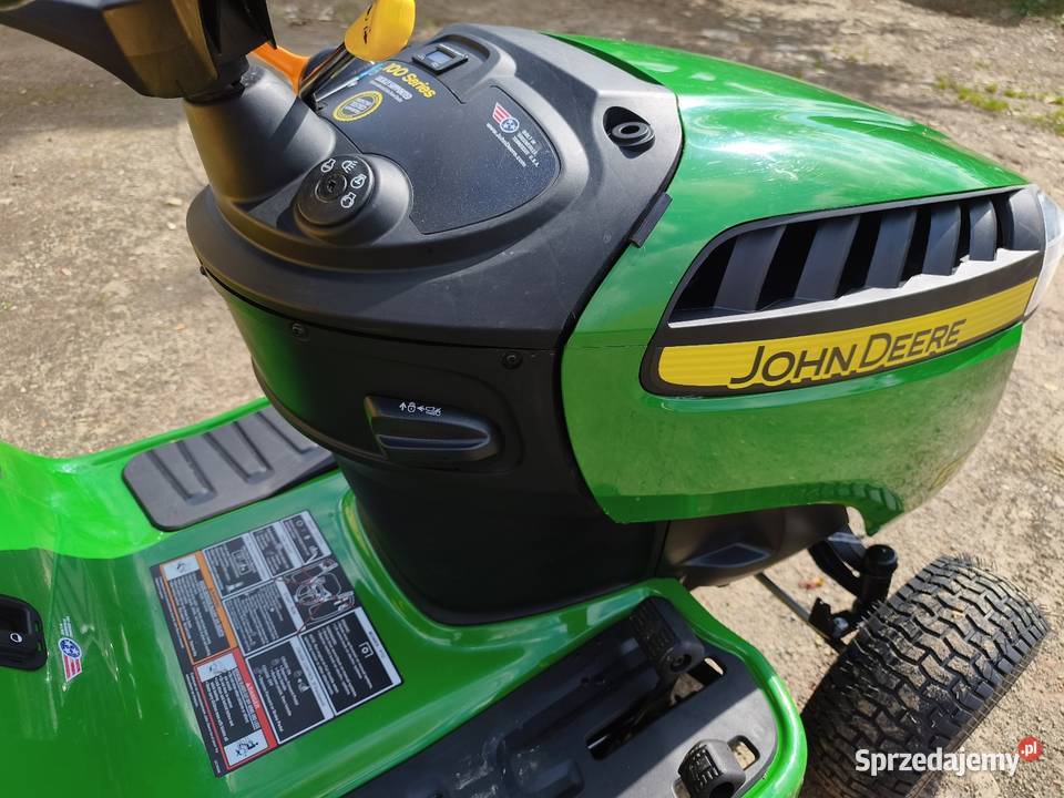 Kosiarka traktorek John Deere E120 podkarpackie Białka
