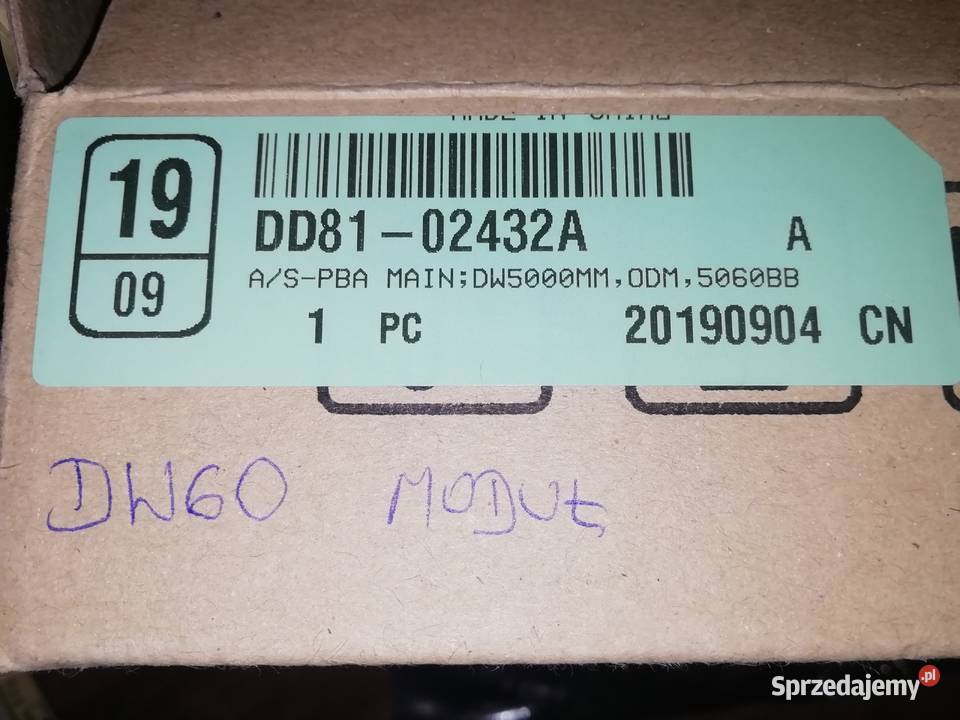 Moduł do zmywarki Samsung DW60M5060Bb DD8192432A Opole
