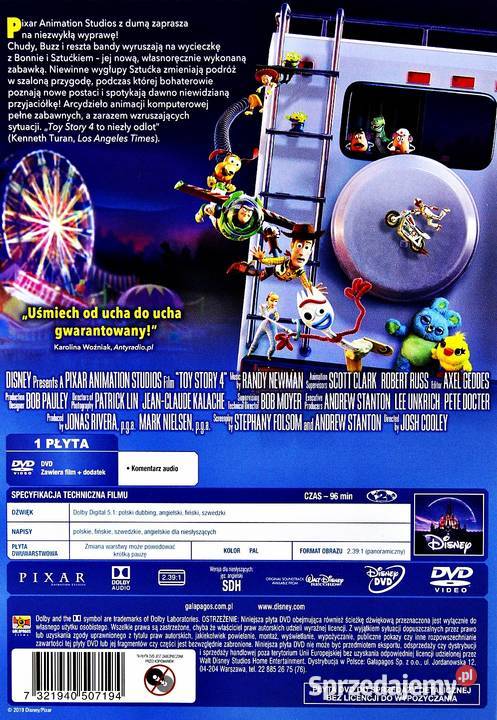 TOY STORY 1 4 DisneyPIXAR 4 DVD Kalisz
