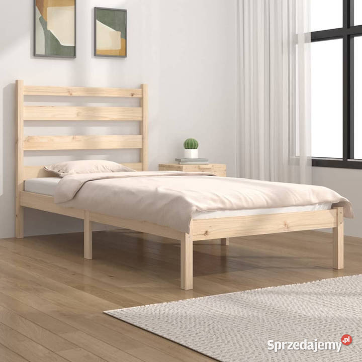 Rama łóżka lite drewno sosnowe 100 x 200 Warszawa