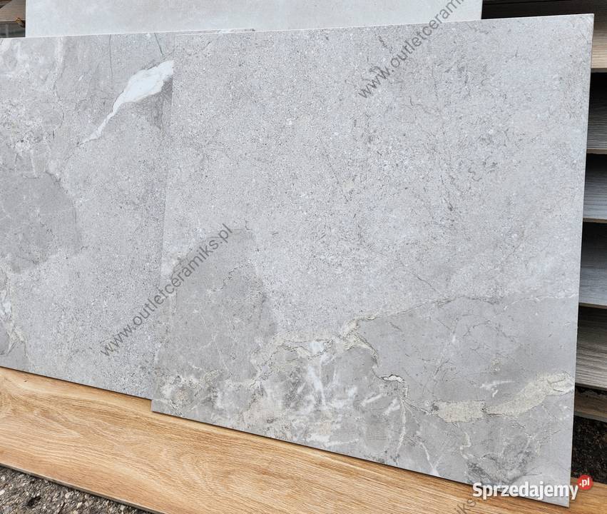 Płytki podłogowe szare gresowe 60x60 gat1 Erazio mazowieckie