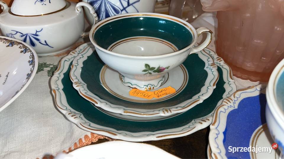 Filiżanka z talerzykiem deserowym Różne Porcelana i szkło Gdańsk