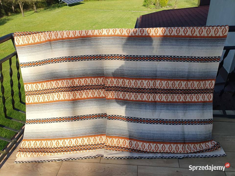 Wełniane zasłony z lat 60 Myszków