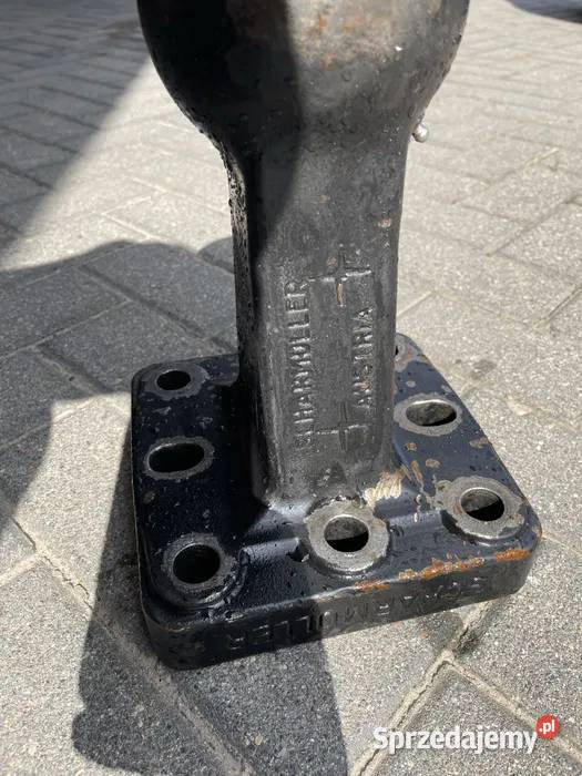 Zaczep przykręcany kula K80 rozstaw 145x145 mm Do przyczep rolniczych Janów