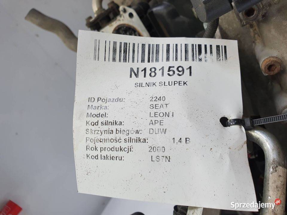 SILNIK SŁUPEK SEAT LEON I APE Lipno