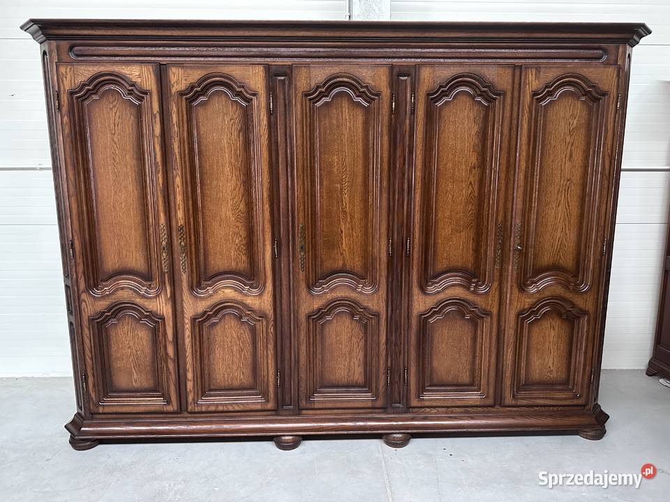 Duża dębowa szafa 290 Meble Sławoszewek sprzedam