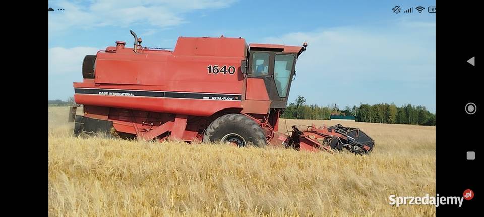Kombajn zbożowy rotorowy Case 1640 heder 43 m Rejowiec Fabryczny