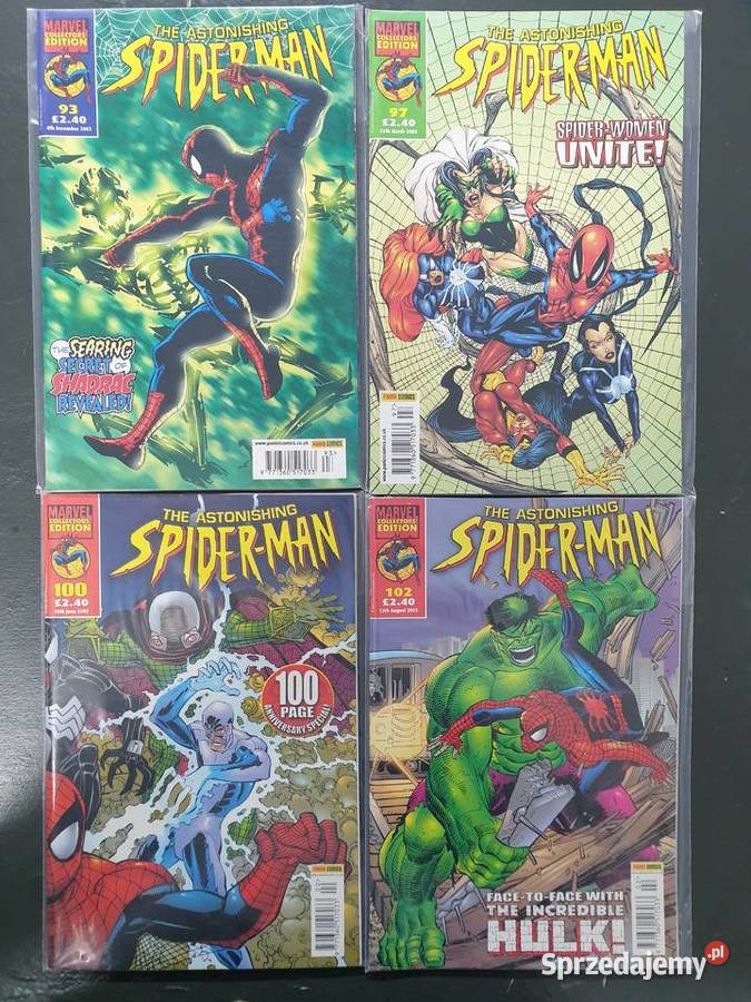 The Astonishing SpiderMan kolekcja 32 komiksów