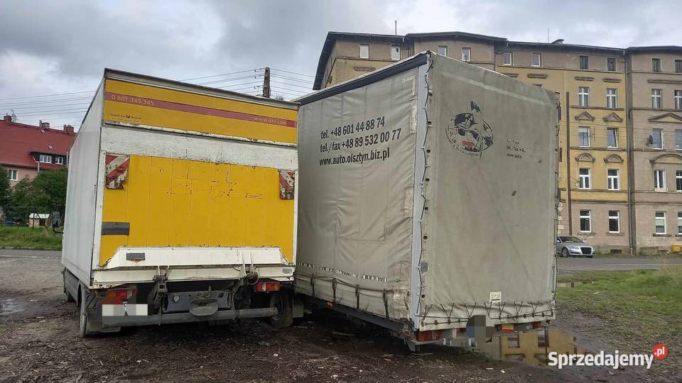 zestaw kontener przyczepa plandeka Wałbrzych