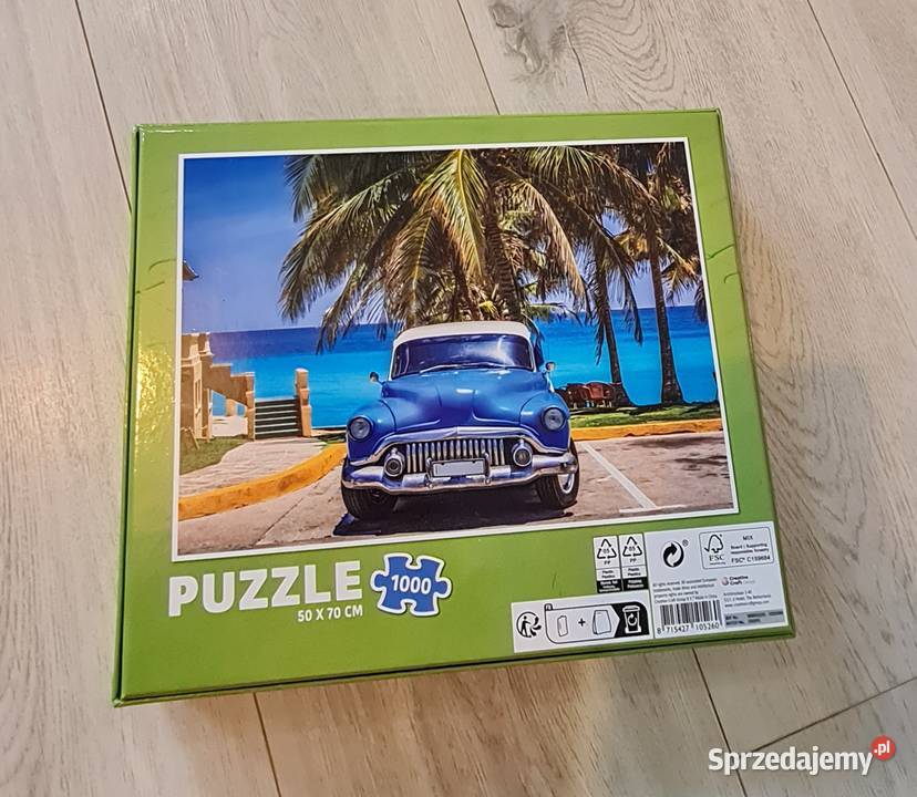 Puzzle Auto 1000 sztuk Puzzle łódzkie Łódź