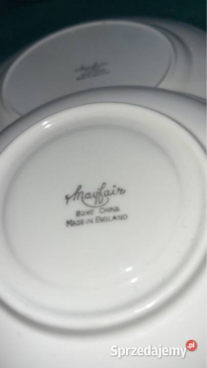 Filiżanka z talerzykiem Mayfair Made in England Porcelana i szkło