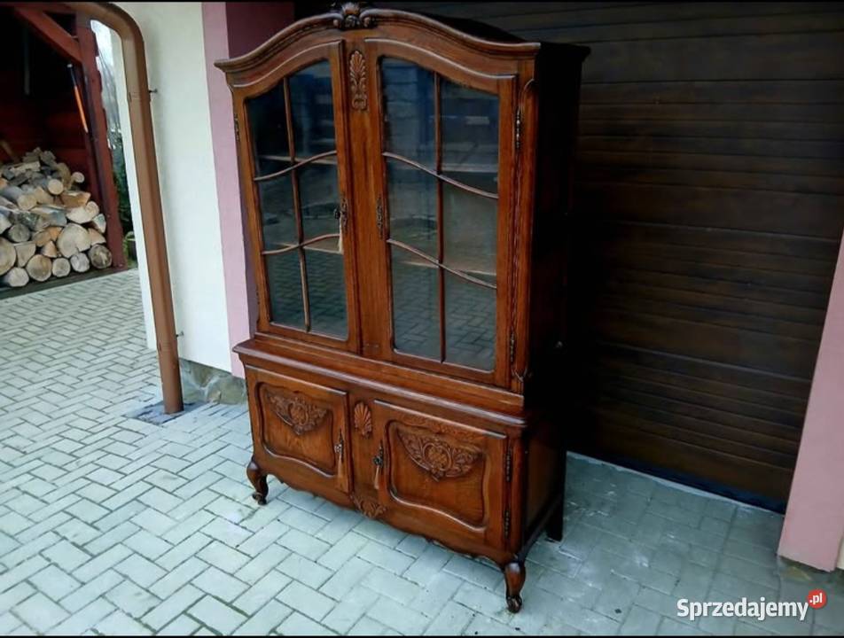 Witryna Biblioteczka Komoda Ludwikowska Stylowa