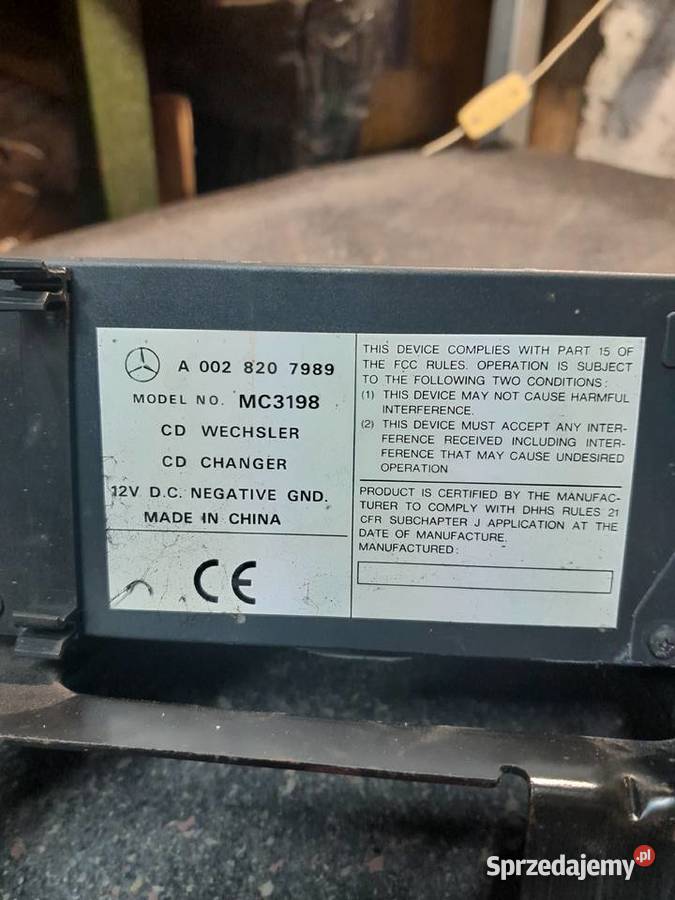 Mercedes W210 zmieniarka MC3198 mocowanie Gdańsk sprzedam