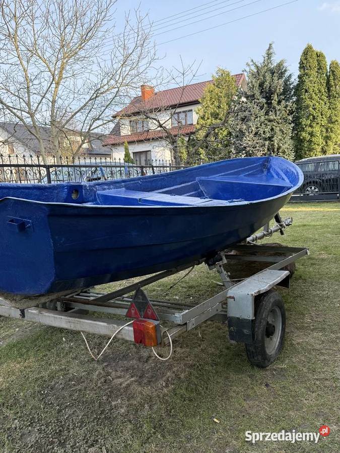 ŁÓDŹ WĘDKARSKA REKREACYJNA SILNIK PRZYCZEPA Magnuszew