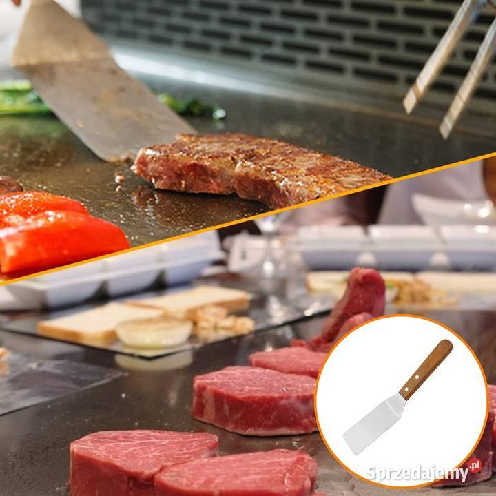 Szpatułki 3 do grilla ze stali nierdzewnej Zamość