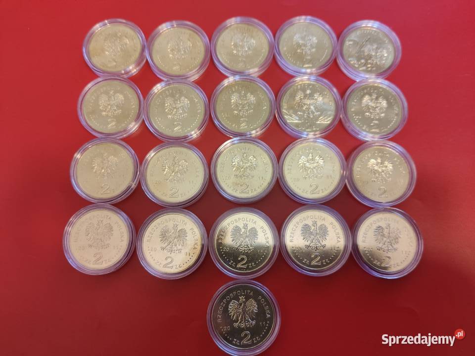 2011r 2 GN komplet 21 monet Lębork