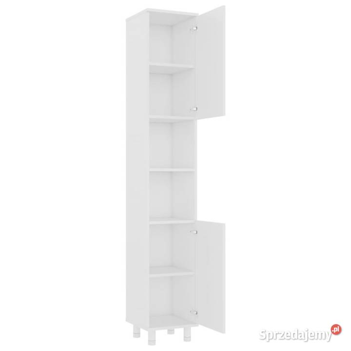 vidaXL Szafka łazienkowa biała 30x30x179 mazowieckie Warszawa