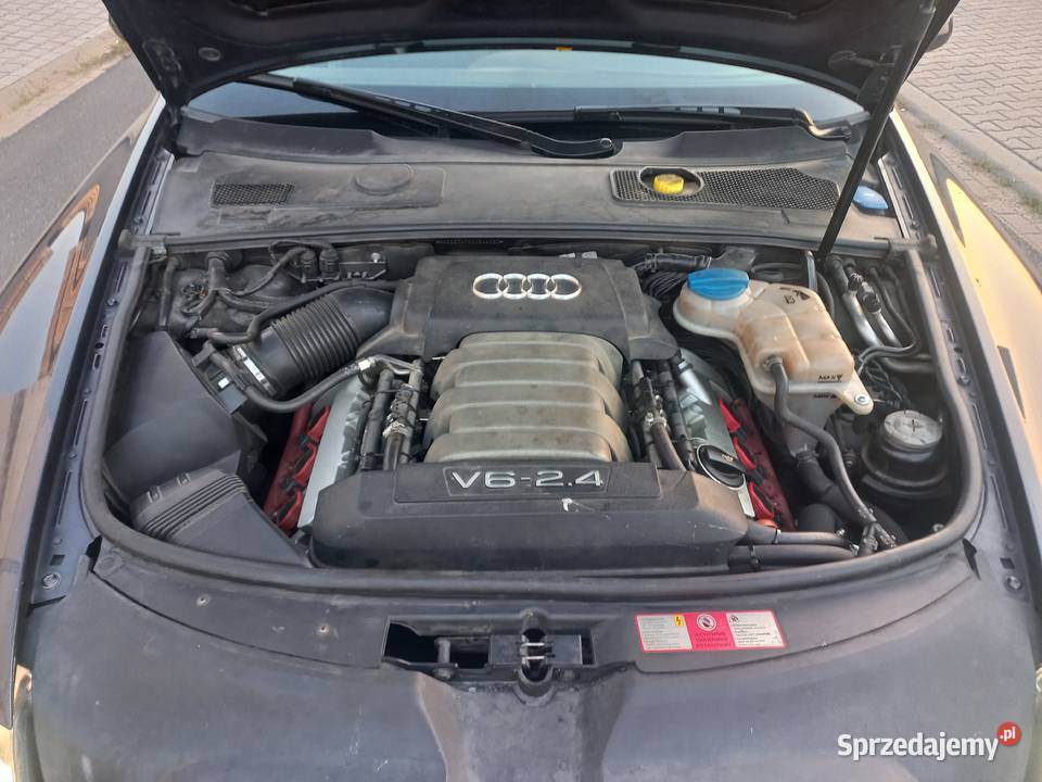 Audi A6 C6 24 V6 LPG sedan ładny Poznań