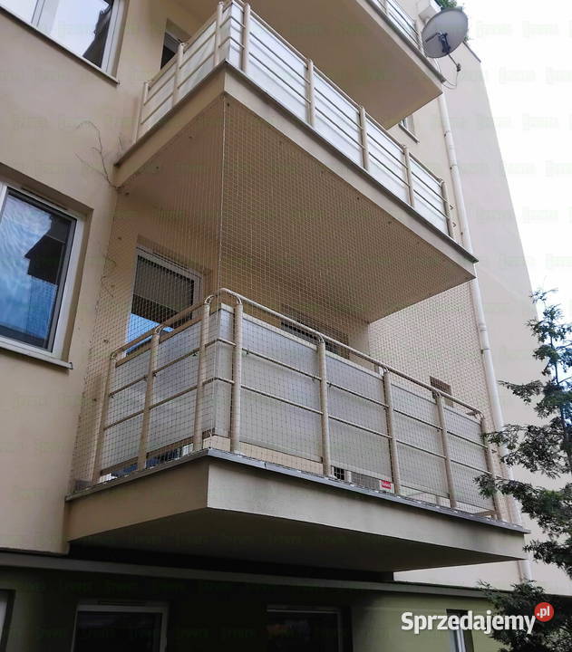 Założenie siatki na balkon przeciw gołębiom Warszawa usługa dla zwierząt