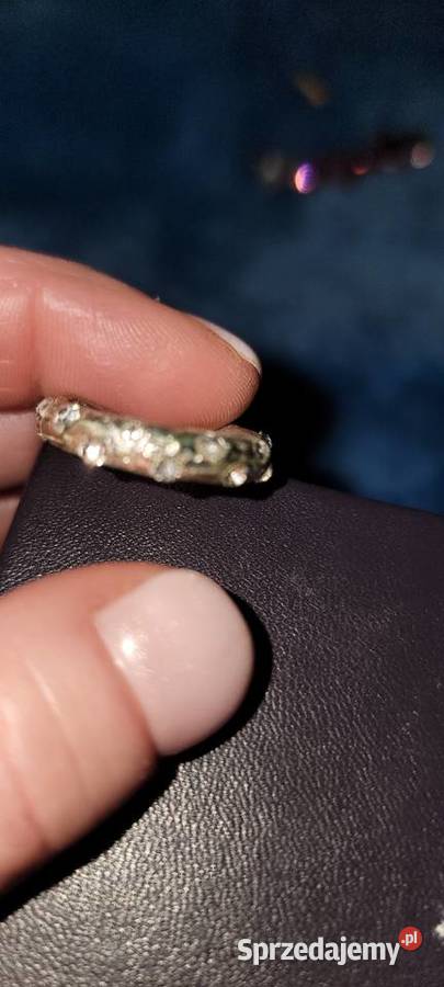 Obraczka z krysztalkami Rzeszów sprzedam