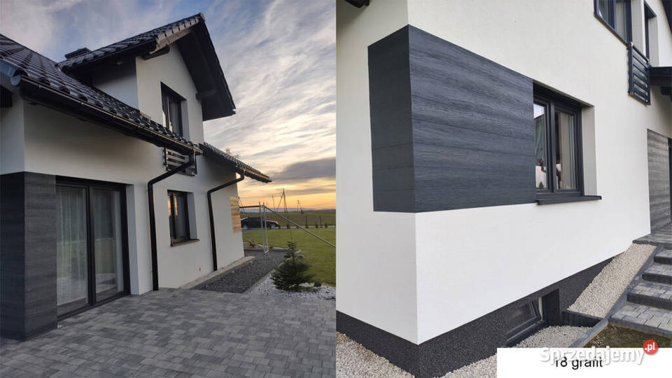 Deska Elewacyjna Pomalowana Imitacja Drewna małopolskie Wieliczka