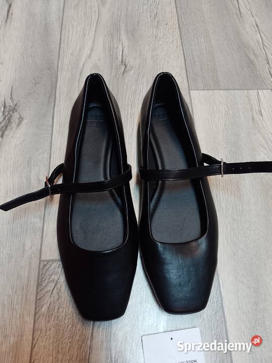 40 ASOS Design Czarne baleriny wieczorowe z małopolskie Kraków
