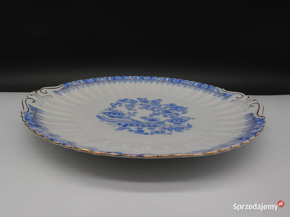 Patera z uchwytami Talerz do ciasta CHINA BLAU Raszków