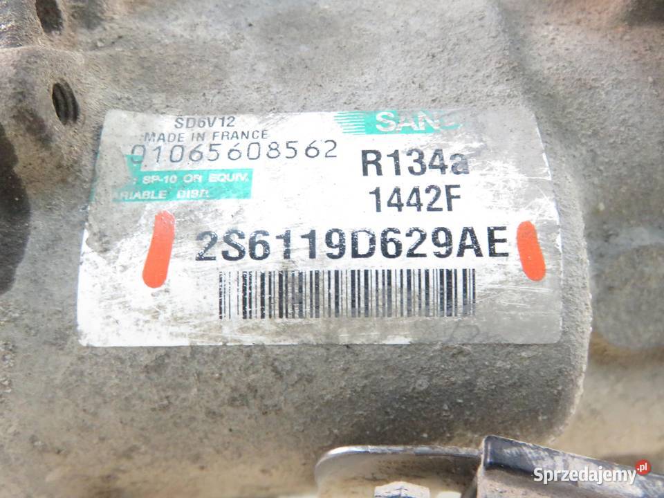 KOMPRESOR KLIMATYZACJI FORD FIESTA MK5 V 14 TDCi osobowe