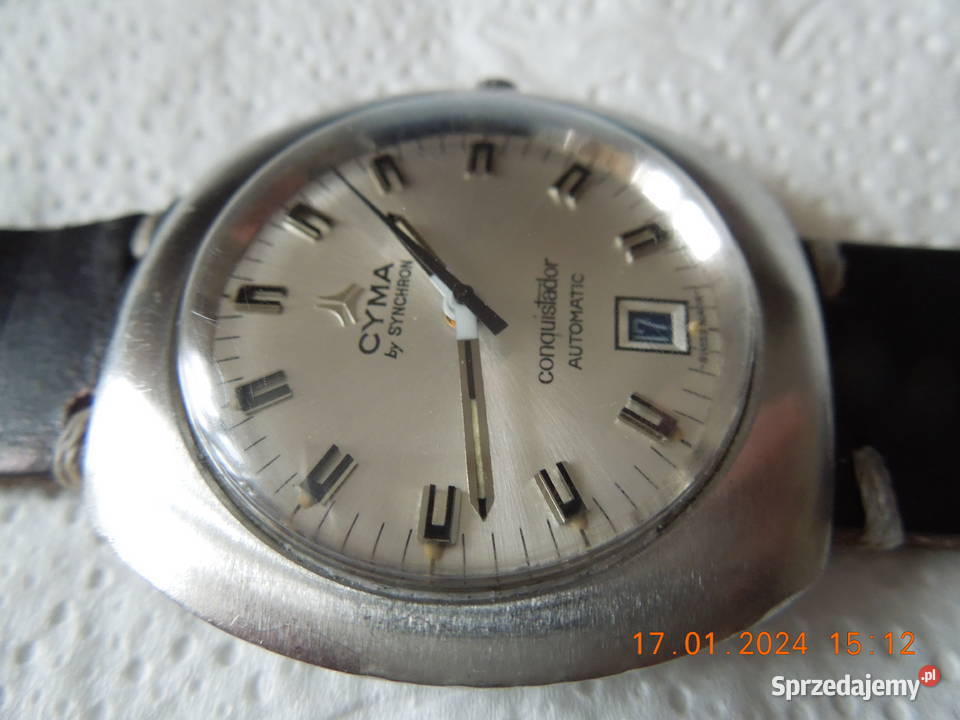 zegarek cyma automatic