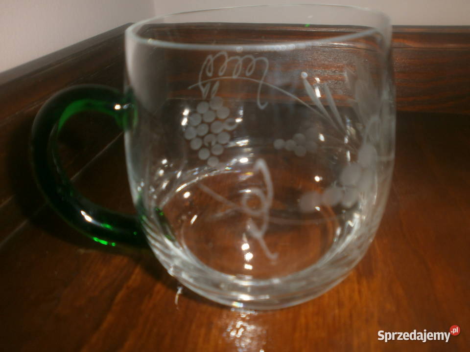 szlif szklanka mała szkło przezroczysty Zielona Góra sprzedam