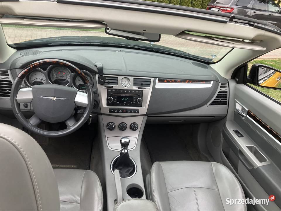 Chrysler Sebring największe cabrio 20TDI 180 elektrochrom. lusterka boczne Lublin