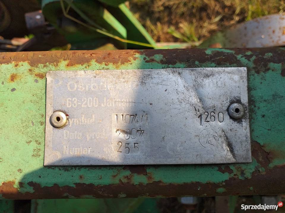 PŁUG DWUODKŁADNICOWY Z POGŁĘBIACZEM JAROCIN śląskie