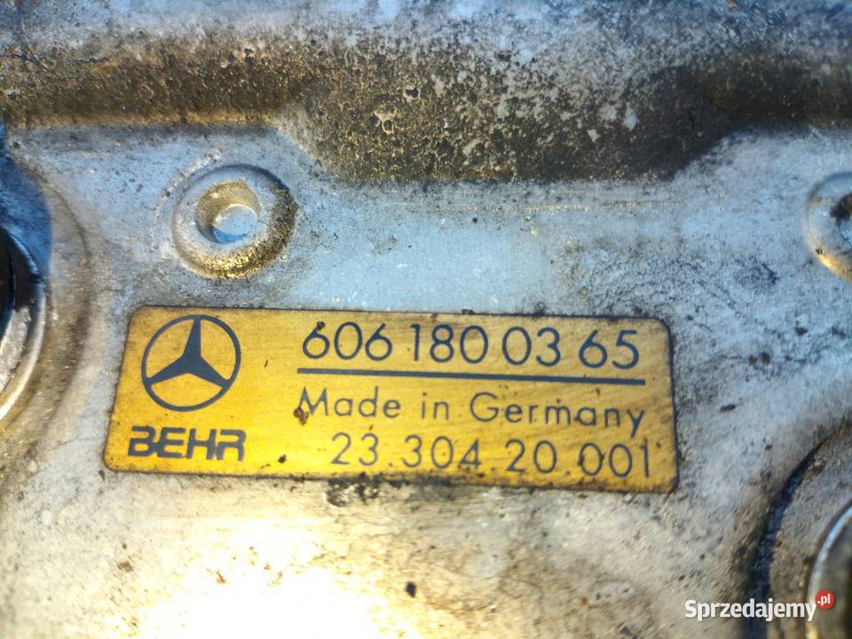 Mercedes om 6061800365 chłodnica oleju małopolskie Kocmyrzów