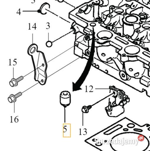 VOLVO kolek pin centrujacy pokrywe zaworow OE Bielany Wrocławskie