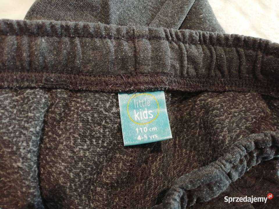 Spodnie dresowe szare 110 Little kids Odzież chłopiec śląskie Czeladź