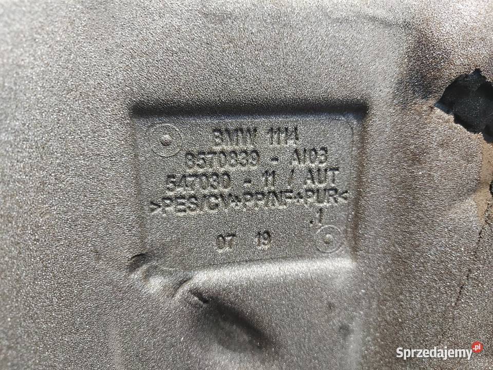 BMW G05 X5 30d 2019r WYGŁUSZENIE OSŁONA SILNIKA