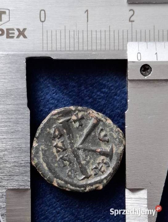 Bizancjum Justyn II i Zofia Pół follisa 565578 Kolekcje Wejherowo