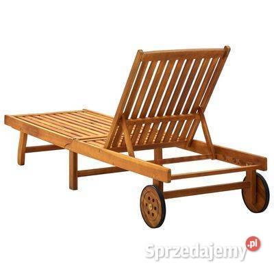 vidaXL Leżak lite drewno akacjoweSKU311871 Ogród mazowieckie sprzedam