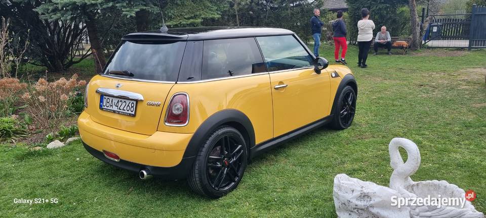 Piękny Mini Cooper dużym serwisie Cooper