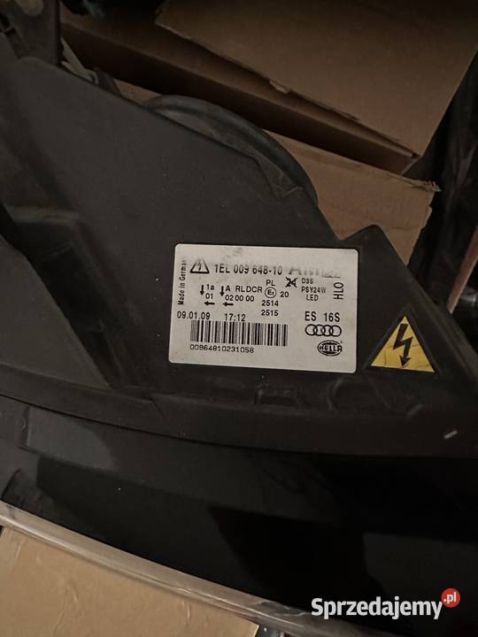 Lampa prawa i lewa led Bl xenon do AUDI A3 8P Rok produkcji 2009 śląskie Jaworzno sprzedam
