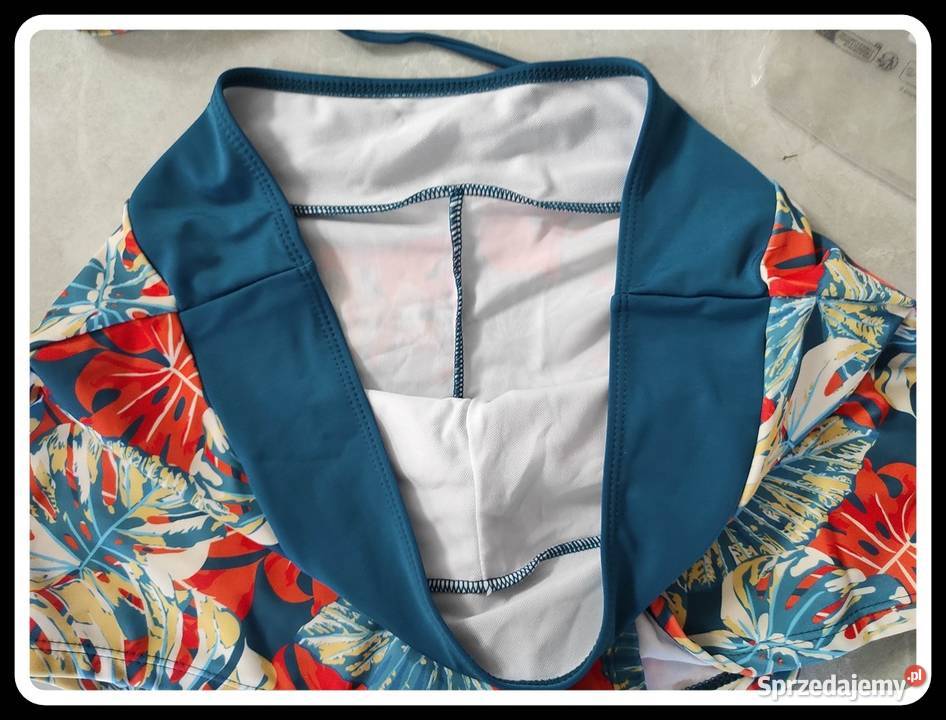 Strój kąpielowy dwuczęściowy wysoki stan XL 42 Stroje kąpielowe Płock sprzedam