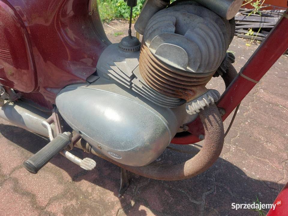 Jawa 350 1959 dokumenty benzyna Zielona Góra