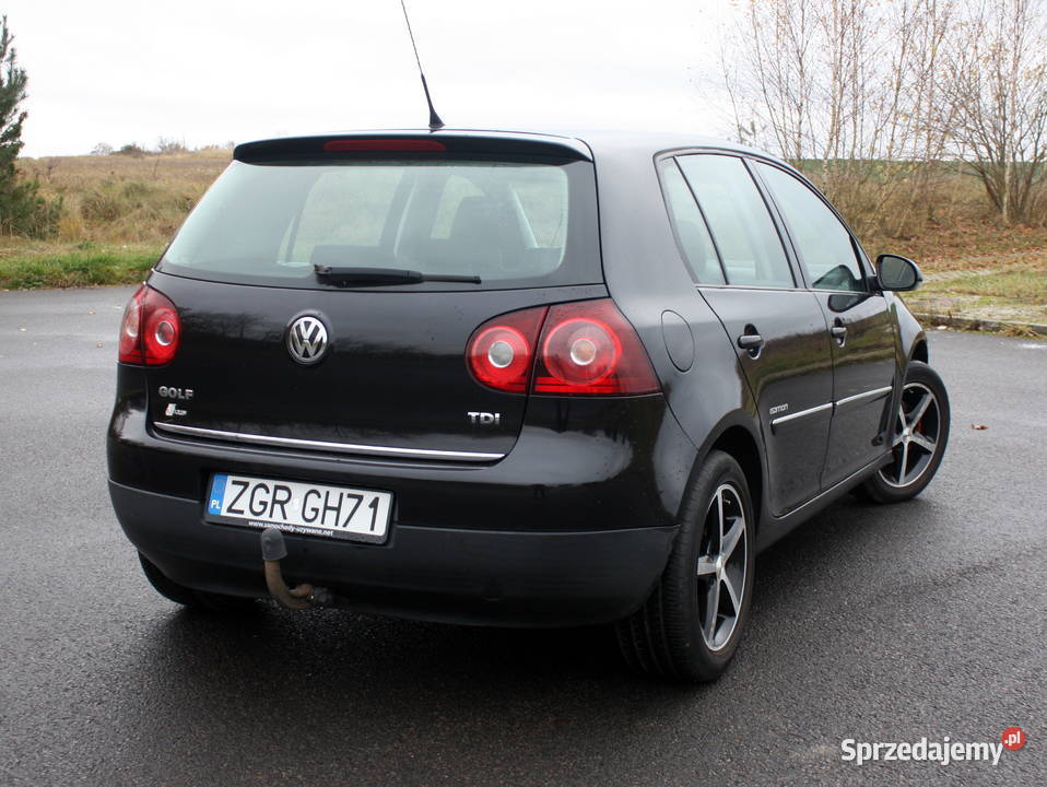 VW Golf 19 TDI 2008 zar w 5 drzwi KLIMA hak Gryfino sprzedam