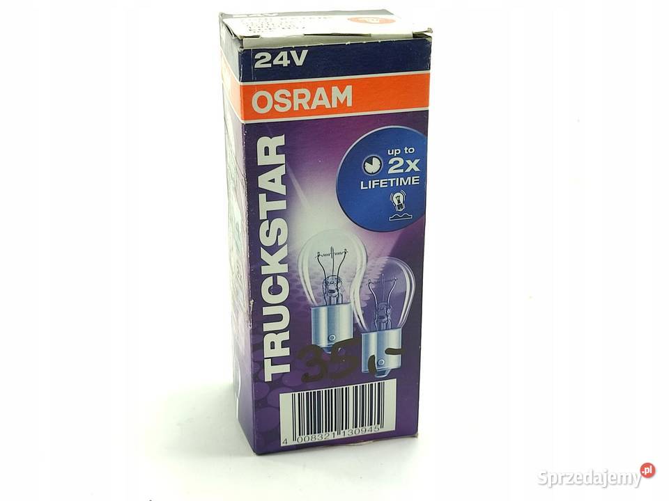 ŻARÓWKA KOMPLET 10 OSRAM 24V P21W 21W BA15S lubelskie