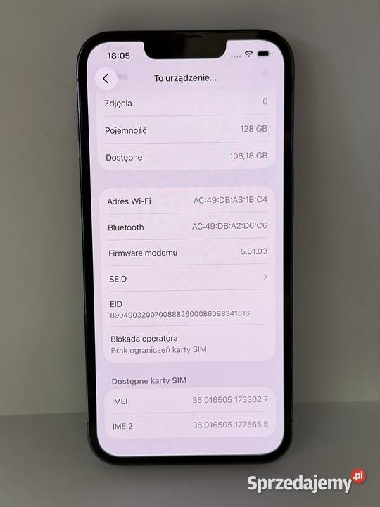 iPhone 13 Pro 128GB 100 Kondycja Kalisz sprzedam