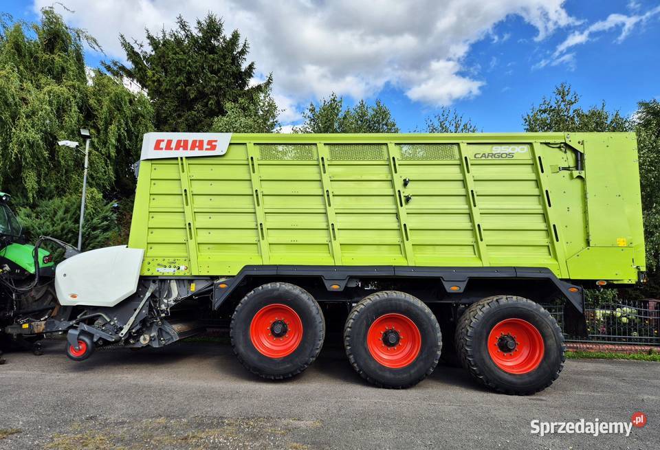 Claas Cargos 9500 walce dozujące przyczepa
