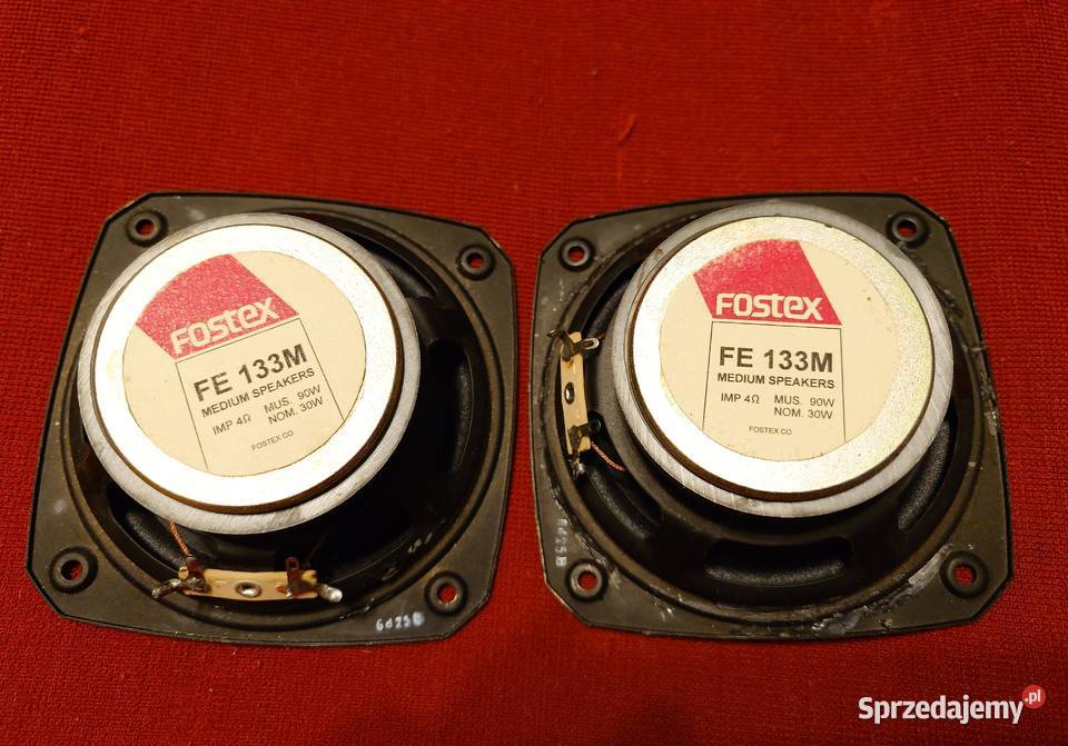 FOSTEX 133M 91dB 4ohm Japan Midrange JBL Marantz Słuchawki i głośniki sprzedam