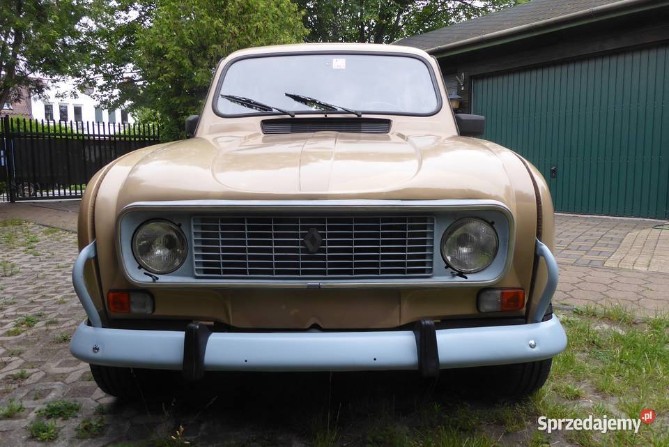 Renault 4 GTL na żółtych 11 34 1987 r dożywotni mazowieckie Pruszków
