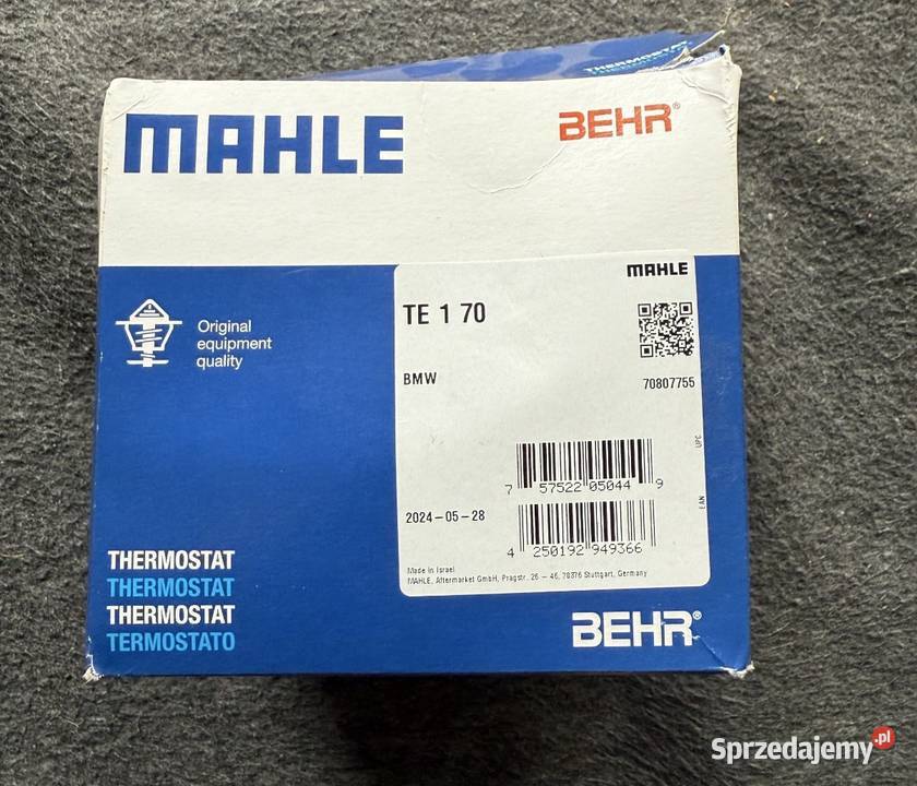 Sprzedam nowy termostat BMW TE 1 70 nowy Bytom
