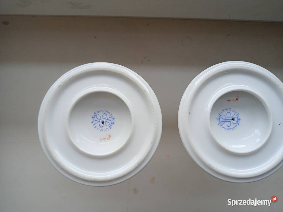 Świeczniki porcelanowe Lyngby